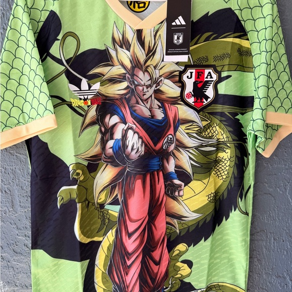 Japan Anime Manga Jersey Goku Green - Picture 2 of 6